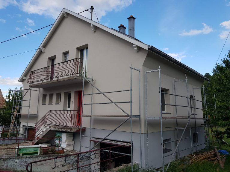maison échafaudage