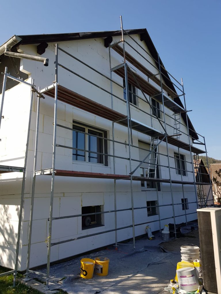 maison échafaudage